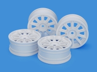TH 10-Spoke Wheels (White) (24mm Width, Offset 0)